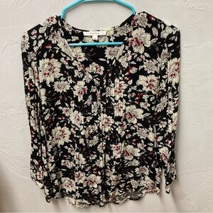 fun2fun Black Floral Top